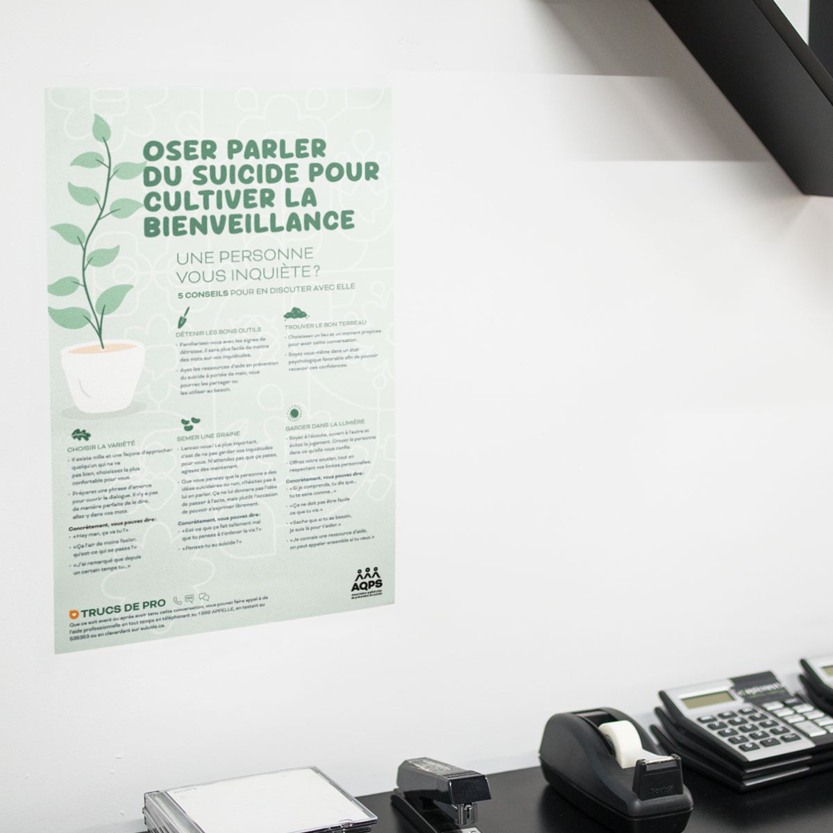 Affiche Cultiver la bienveillance – Quoi dire à un proche en détresse – Image 3