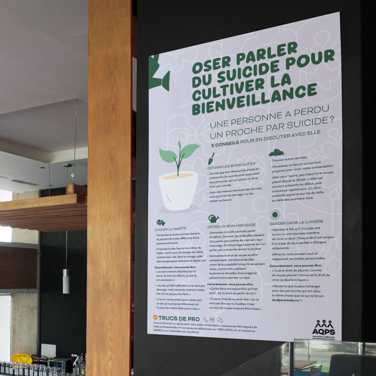 Affiche Cultiver la bienveillance – Quoi dire à un proche endeuillé – Image 3
